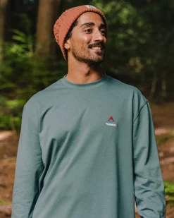 Vita Organic Relaxed Fit Long Sleeve T-Shirt - Deep Ocean