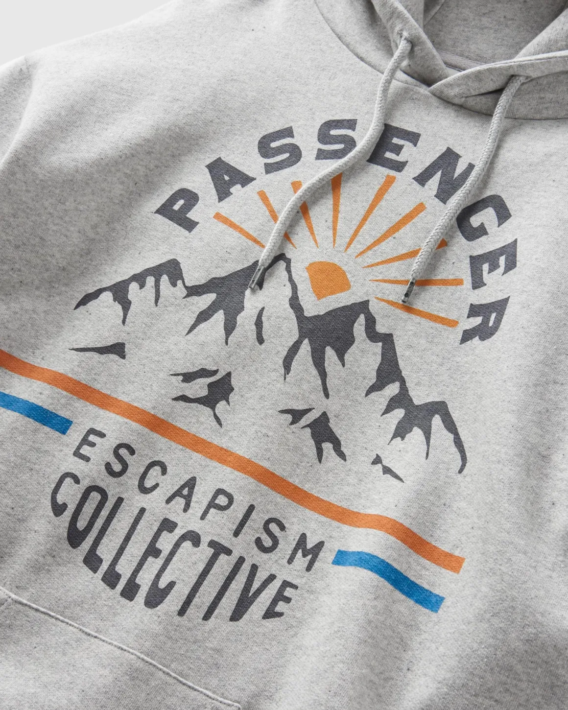 Wander Recycled Cotton Marl Hoodie - Gray Marl