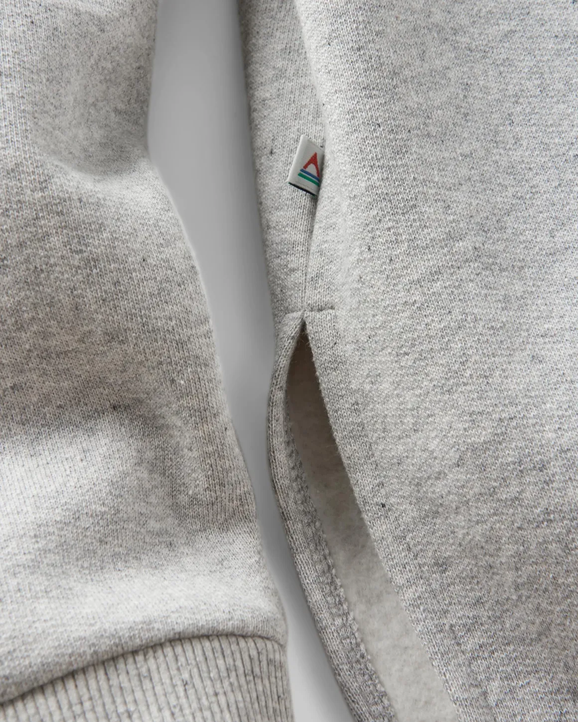 Wander Recycled Cotton Marl Hoodie - Gray Marl