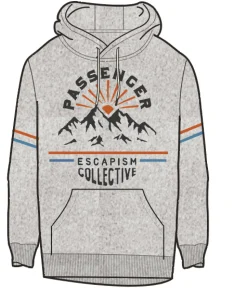 Wander Recycled Cotton Marl Hoodie - Gray Marl