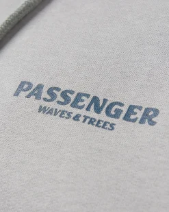 Waves u0026 Trees Organic Cotton Hoodie - Steel Gray