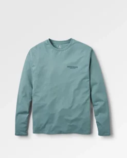 Waves u0026 Trees Organic Cotton Long Sleeve T-Shirt - Stormy Sea