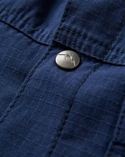 Way Flannel Lined Long Sleeve Shirt - Rich Navy