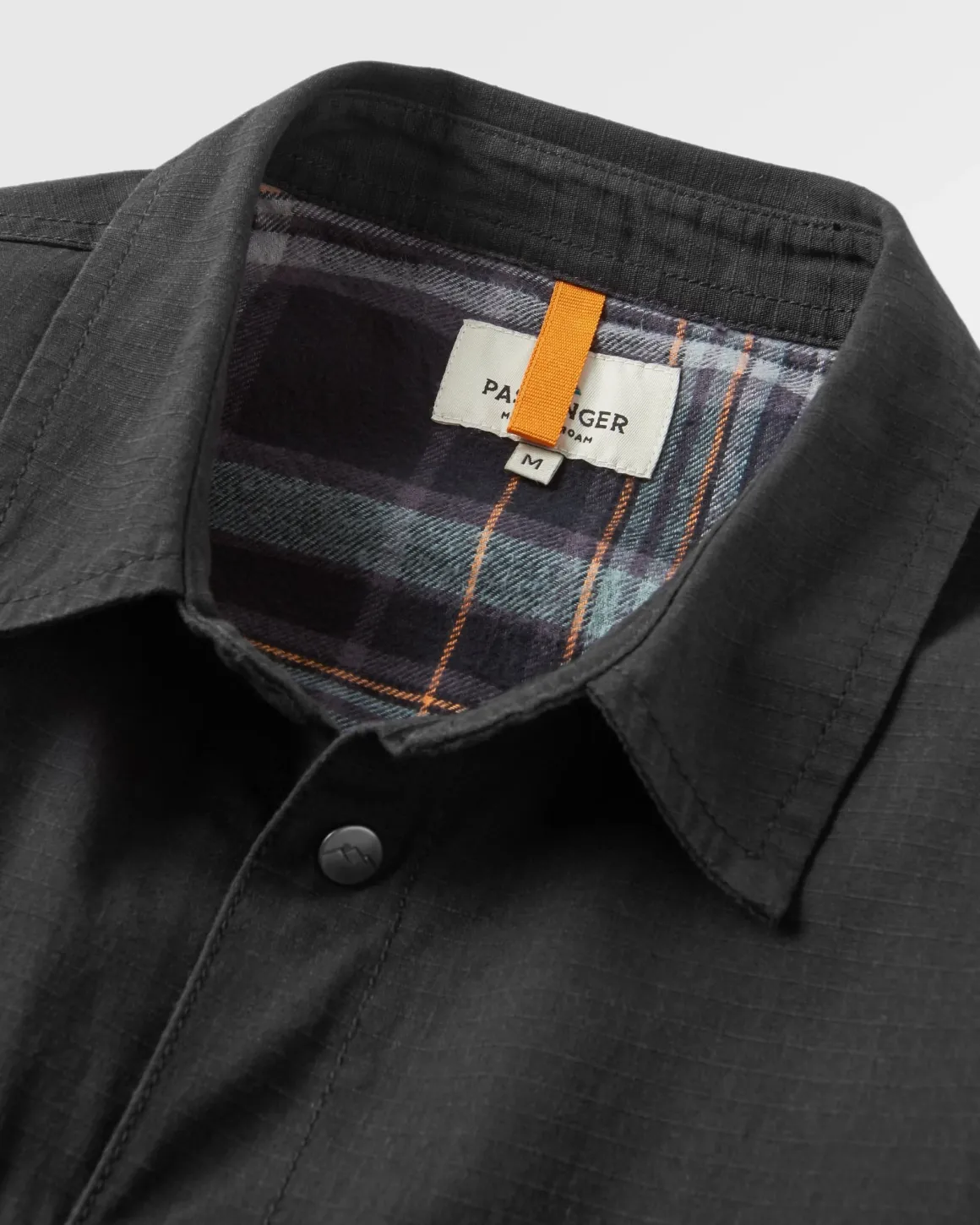 Way Flannel Lined Long Sleeve Shirt - Black