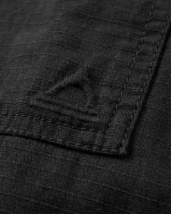 Way Flannel Lined Long Sleeve Shirt - Black