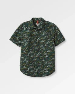 Way Ripstop Short Sleeve Shirt - Ocean Current Black
