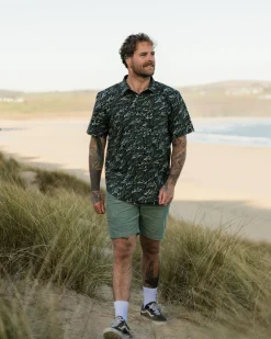 Way Ripstop Short Sleeve Shirt - Ocean Current Black