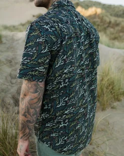 Way Ripstop Short Sleeve Shirt - Ocean Current Black