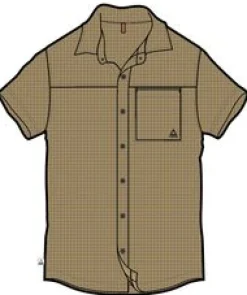 Way Ripstop Short Sleeve Shirt - Mustard Gold