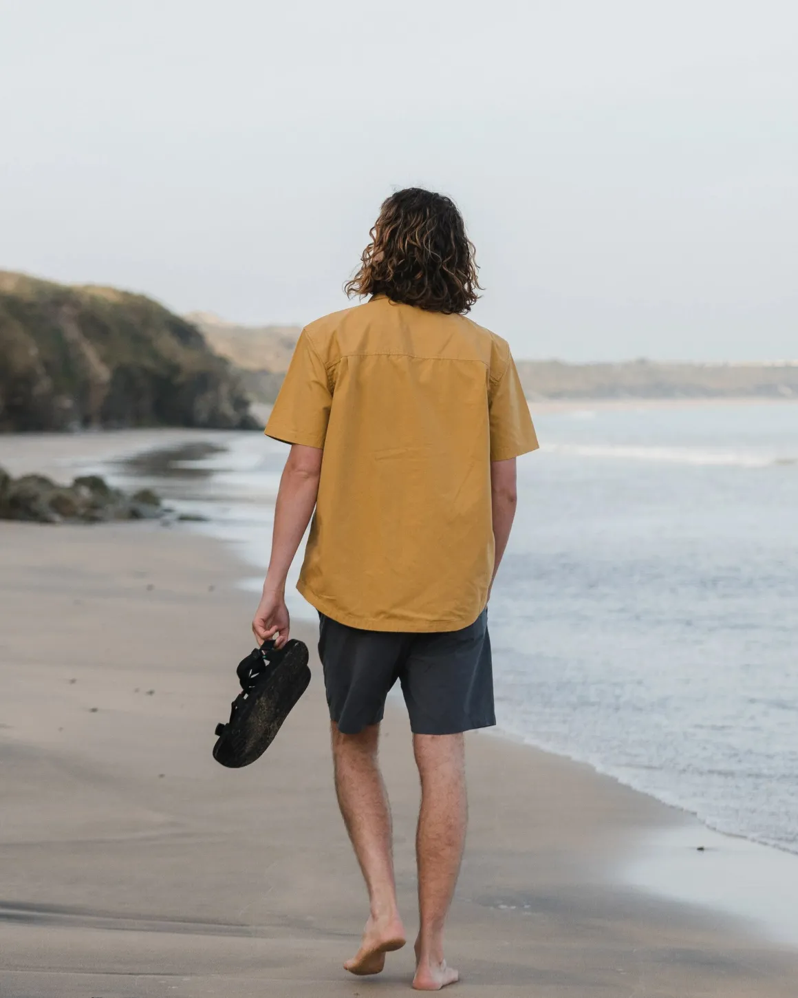 Way Ripstop Short Sleeve Shirt - Mustard Gold