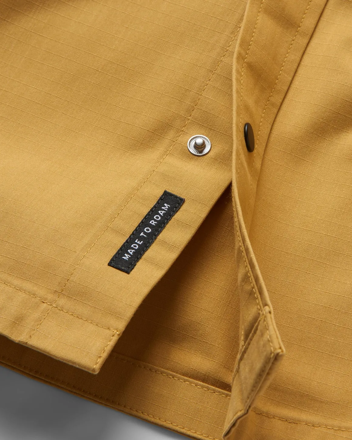 Way Ripstop Short Sleeve Shirt - Mustard Gold