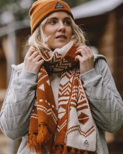 West Coast Recycled Acrylic Scarf - Glazed Ginger