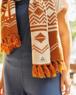 West Coast Recycled Acrylic Scarf - Glazed Ginger