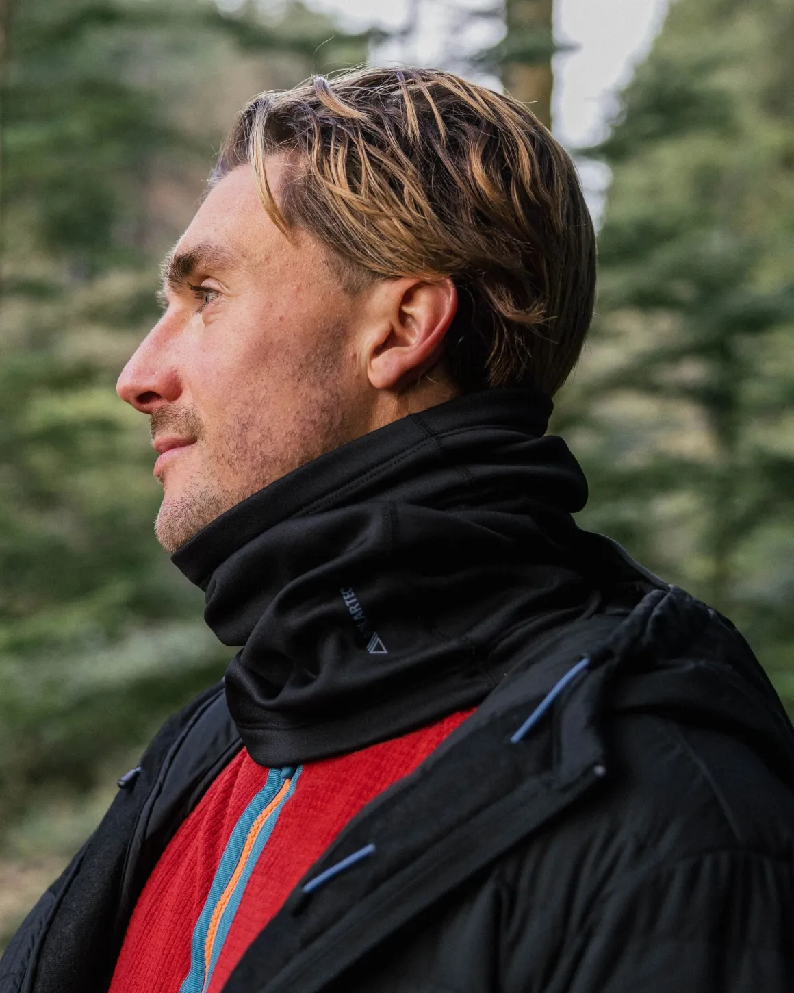 Wintergreen Recycled Polartec® Thermal Neck Gaiter - Black