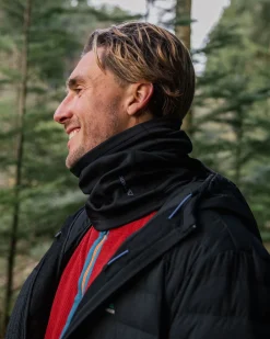 Wintergreen Recycled Polartec® Thermal Neck Gaiter - Black