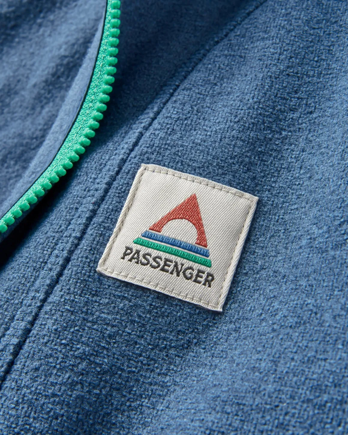 Women's Crest Recycled Polartec Fleece Hoodie - Dark Denim Marl
