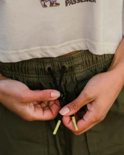 Wonderland Organic Cotton Skort - Khaki Green