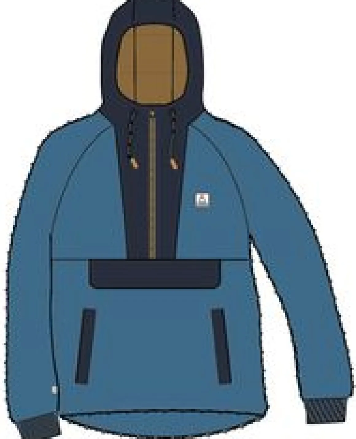 Woodland Recycled Polar-lined Sherpa Fleece - Blue Steel
