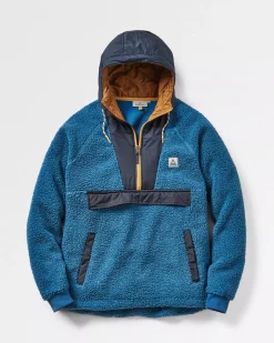 Woodland Recycled Polar-lined Sherpa Fleece - Blue Steel