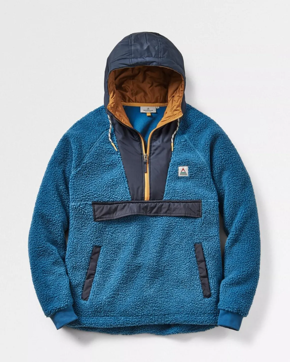 Woodland Recycled Polar-lined Sherpa Fleece - Blue Steel
