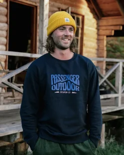 Yuca Organic Cotton Long Sleeve Sweatshirt - Black