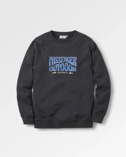 Yuca Organic Cotton Long Sleeve Sweatshirt - Black