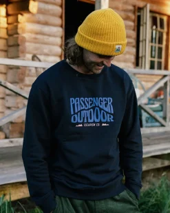 Yuca Organic Cotton Long Sleeve Sweatshirt - Black