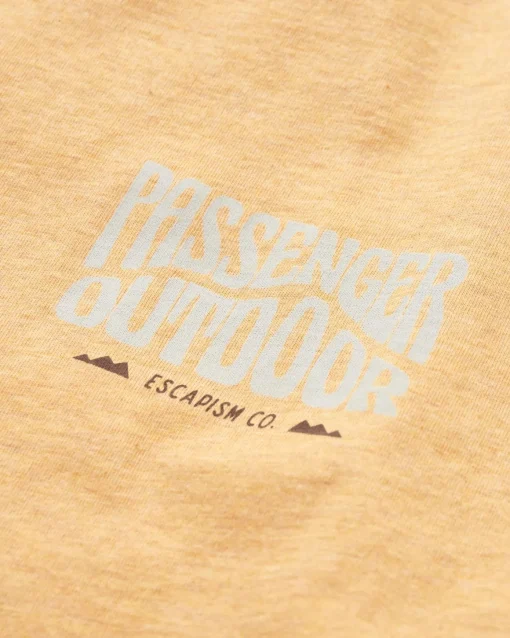 Yuca Organic Cotton T-Shirt - Dusty Ochre Marl