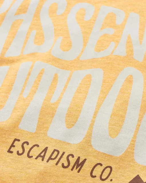 Yuca Organic Cotton T-Shirt - Dusty Ochre Marl