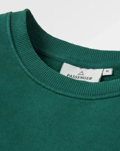 Yuca Recycled Cotton Long Sleeve Sweatshirt - Rain Forest