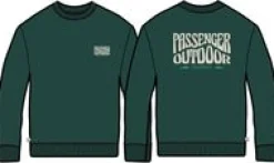 Yuca Recycled Cotton Long Sleeve Sweatshirt - Rain Forest