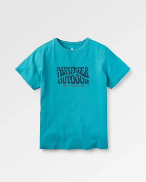 Yuca Recycled Cotton T-Shirt - Blue Pool