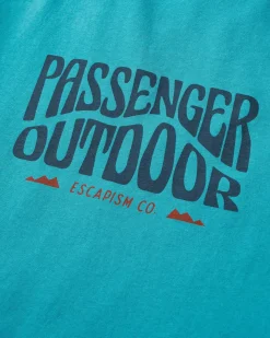 Yuca Recycled Cotton T-Shirt - Blue Pool