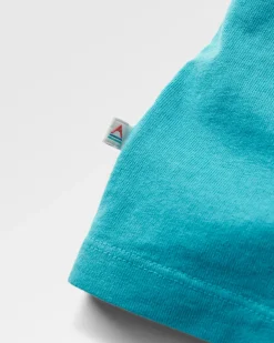 Yuca Recycled Cotton T-Shirt - Blue Pool