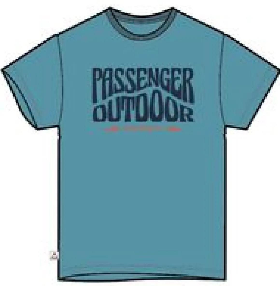 Yuca Recycled Cotton T-Shirt - Blue Pool