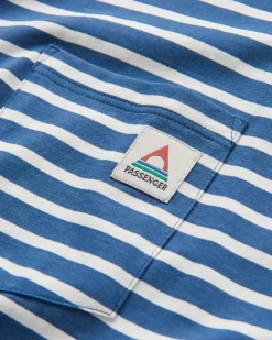 Zen Recycled Relaxed Fit T-Shirt - Dark Denim/ Birch Stripe