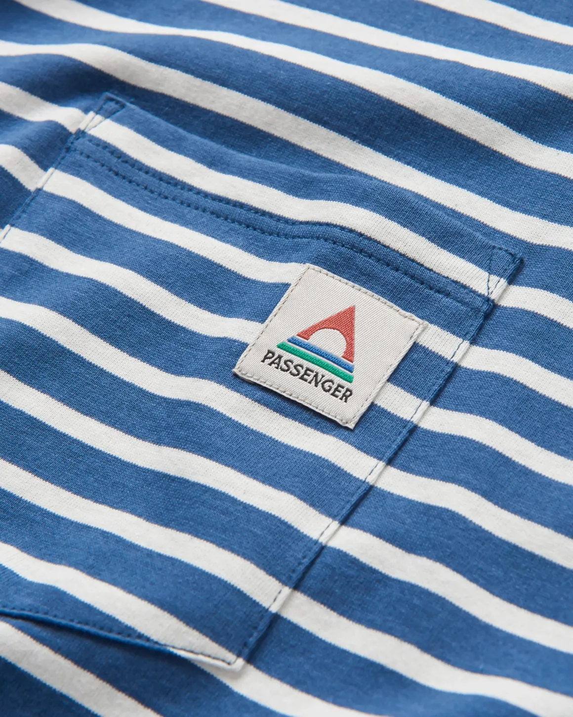 Zen Recycled Relaxed Fit T-Shirt - Dark Denim/ Birch Stripe