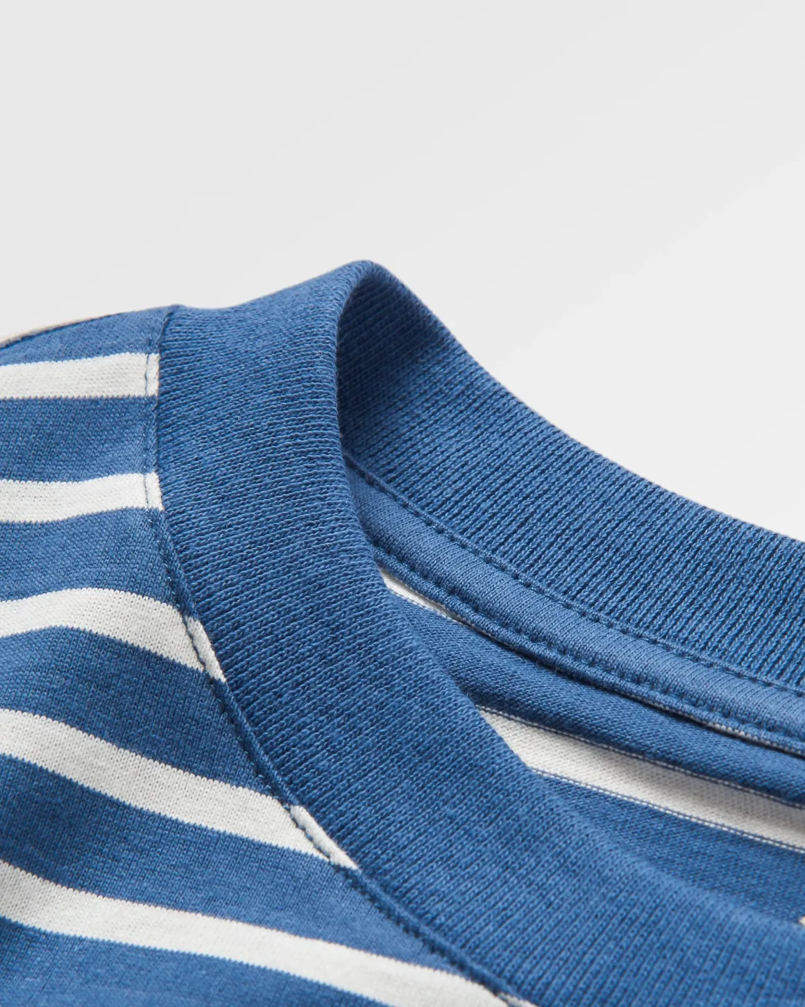 Zen Recycled Relaxed Fit T-Shirt - Dark Denim/ Birch Stripe